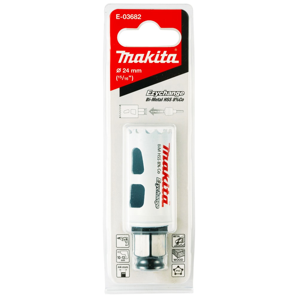 Коронка по дереву 24 мм Bi-Metal Ezychange MAKITA (E-03682)