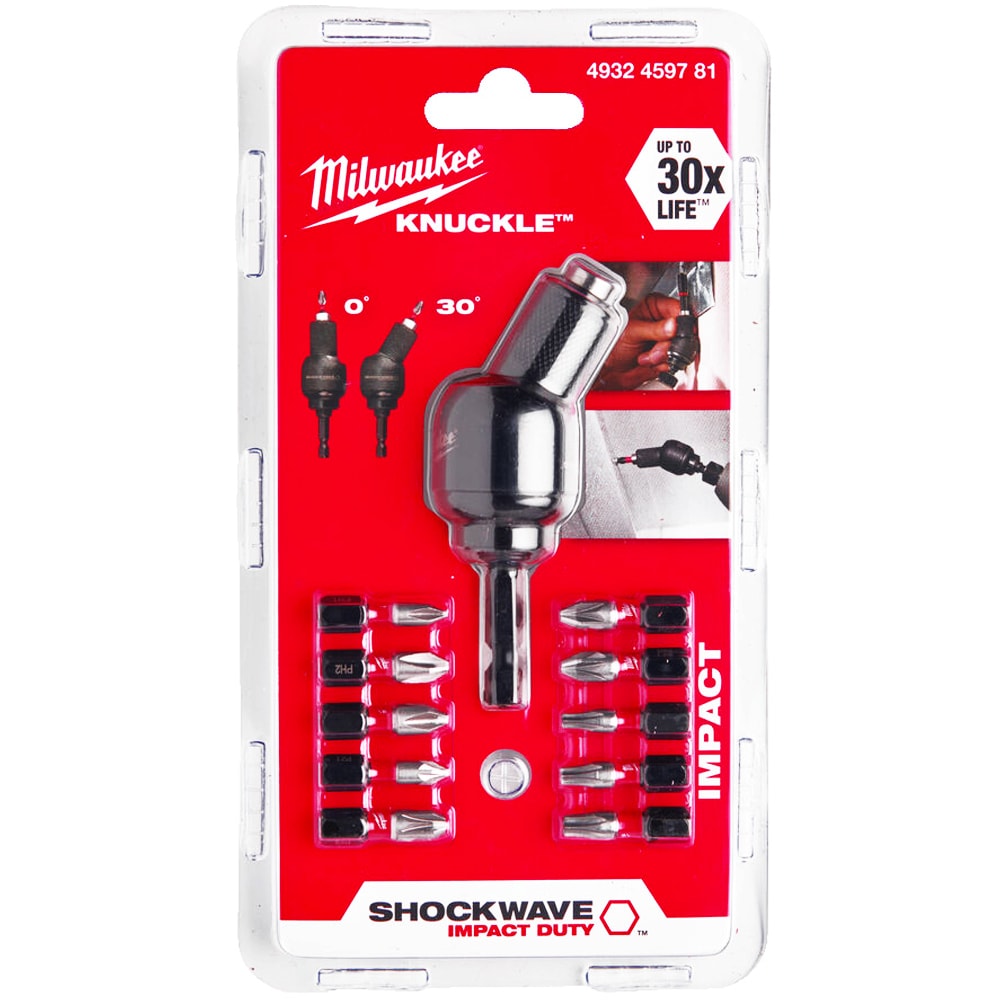Угловая насадка Knuckle Impact Duty (10 бит) Milwaukee (4932459781)