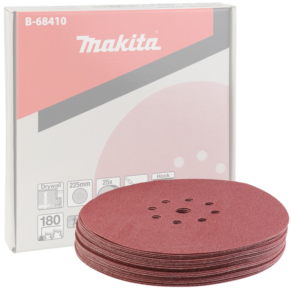 DSL800Z_Абразивный шлифовальный диск D225 мм, K180 (25 шт), MAKITA