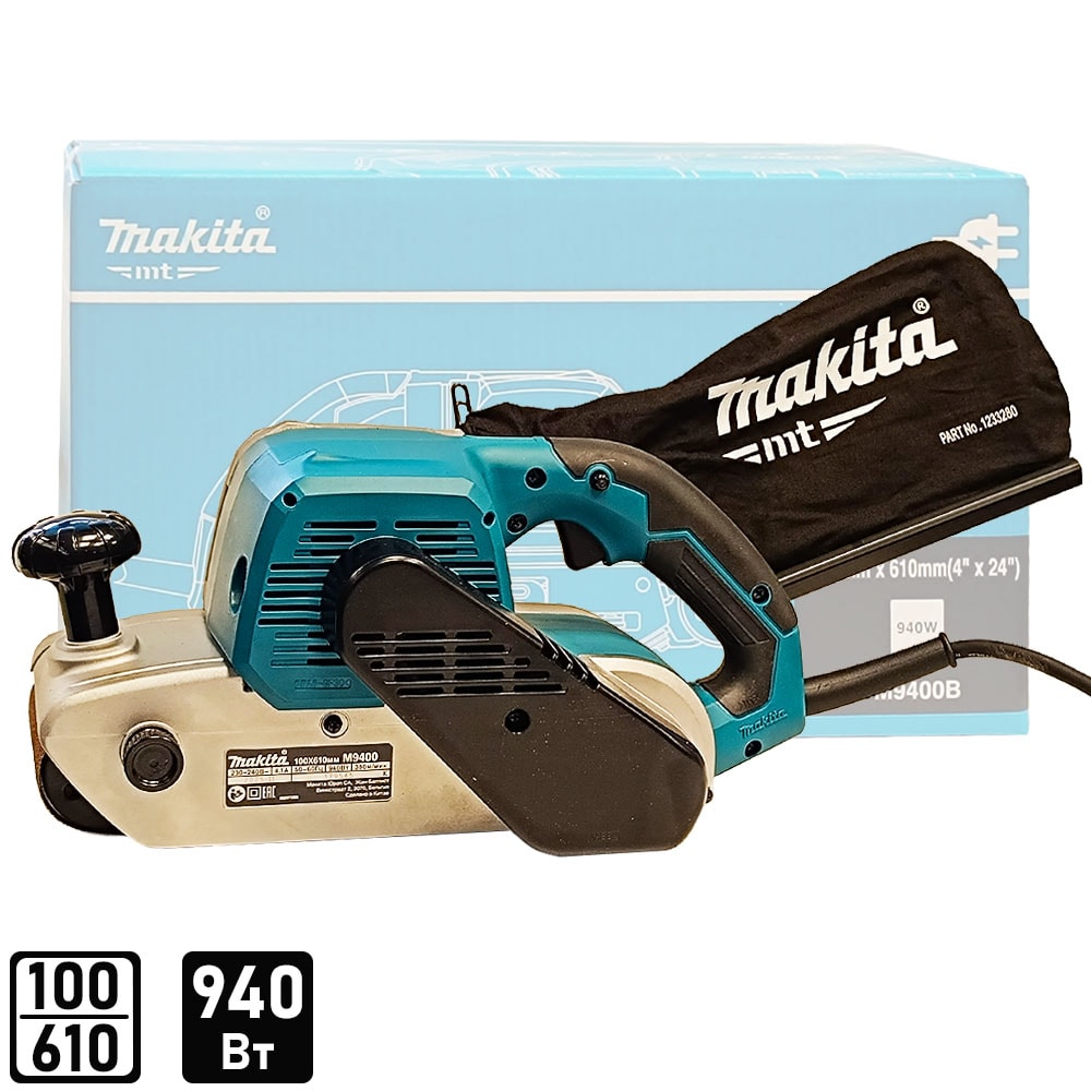 Ленточная шлифмашина M9400B (M 9400 B) MAKITA MT