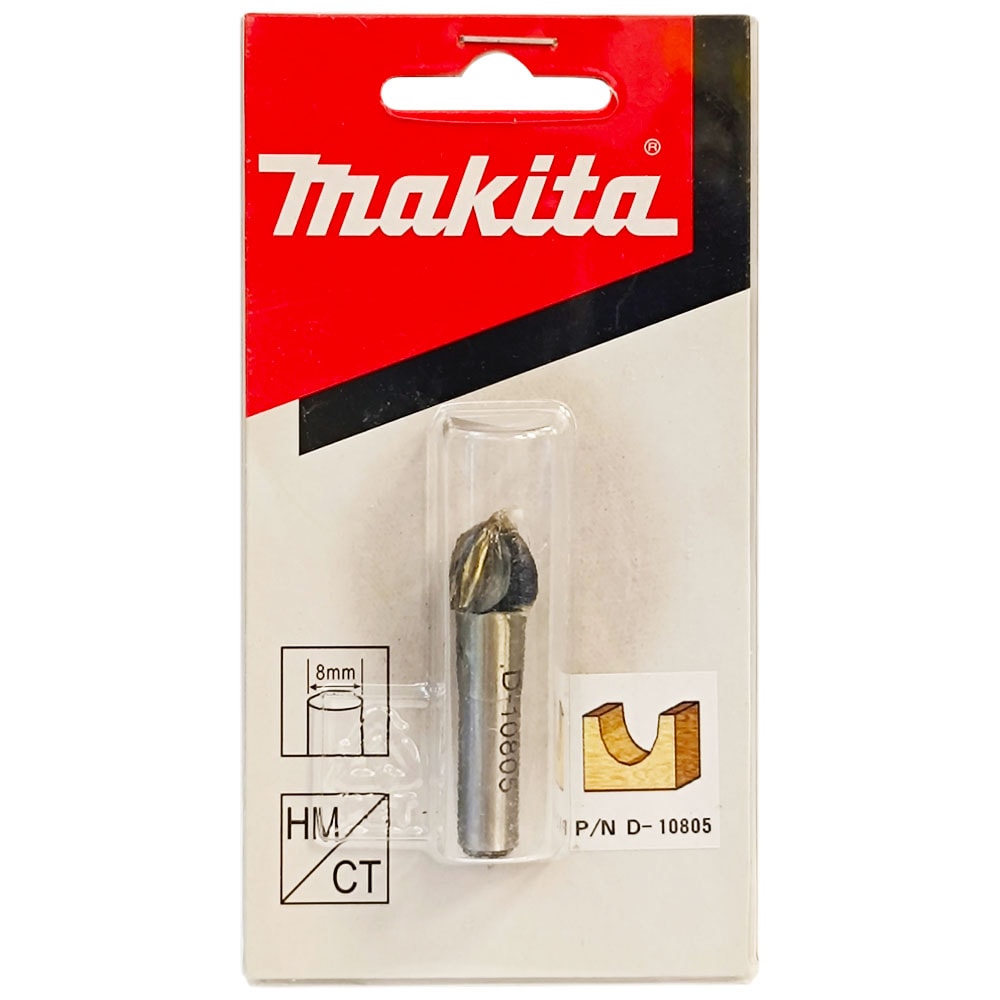 Фреза галтельная R6 12x9.5x32 / хв 8 мм MAKITA (D-10805)