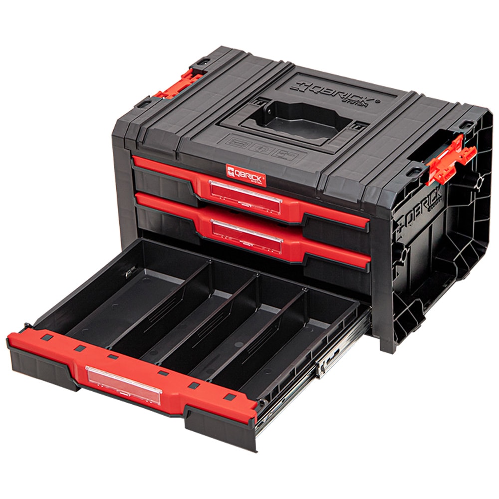 Ящик для инструмента с 3-мя выдвижными ящиками Qbrick System PRO Drawer 3 Toolbox 2.0 Basic (SKRQPROD3B2CZAPG001), фото 3