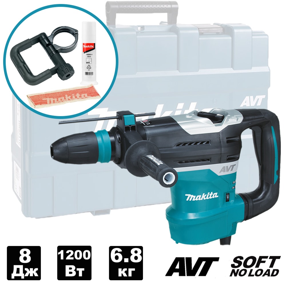 Перфоратор SDS-max HR4013C (8Дж / AVT / Кейс), MAKITA