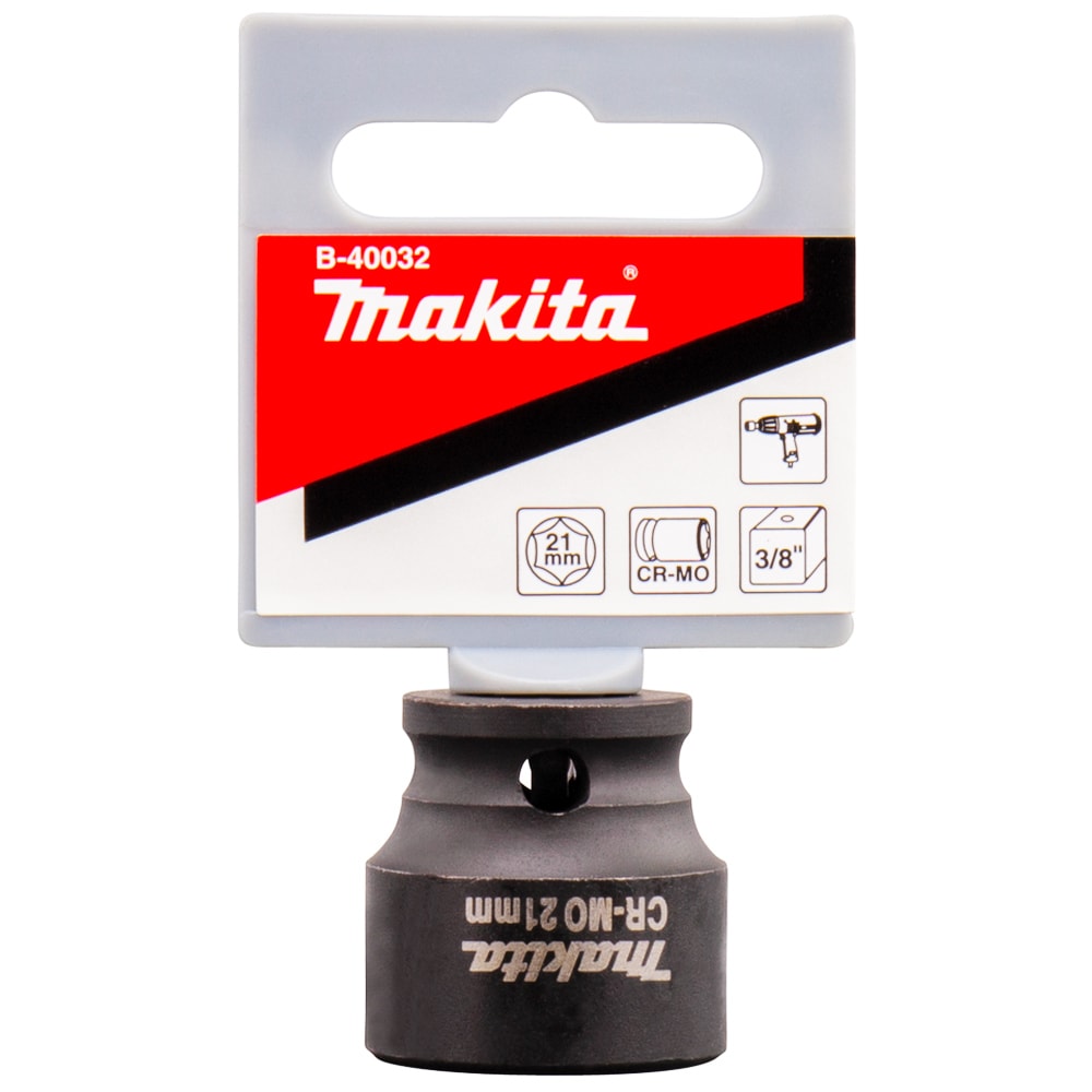 Головка ударная 3/8" 21 мм CR-MO, MAKITA