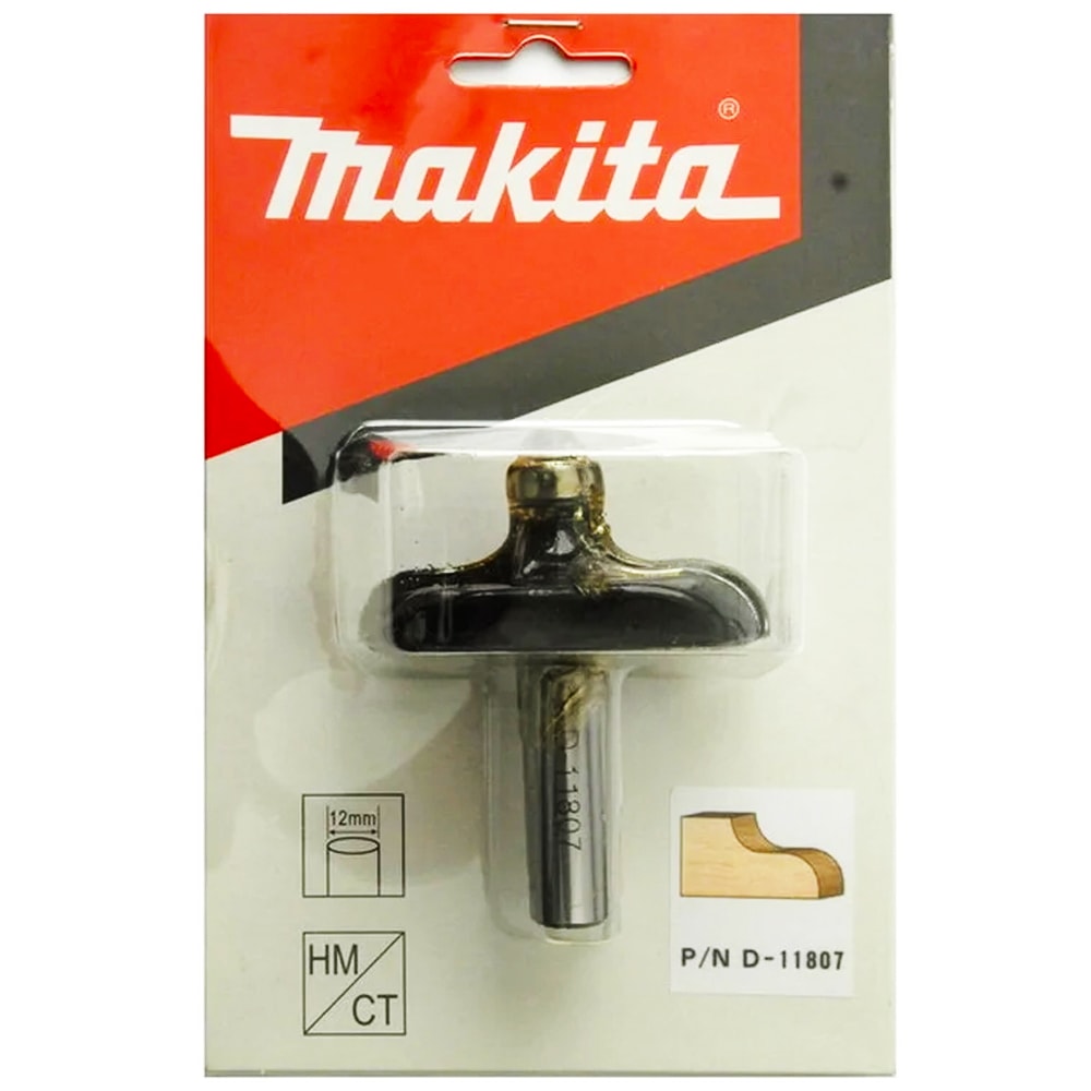 Фреза фигирейная "S-образная" 63.5х19х38 / хв 12 мм MAKITA (D-11807)
