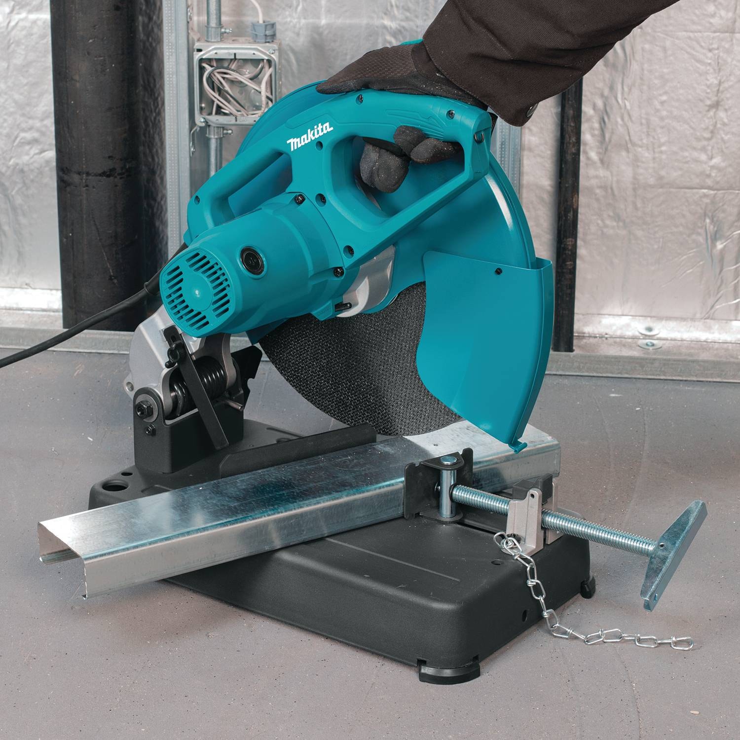 Монтажная пила LW1401 (2200 Вт / 355*25.4 мм), MAKITA, фото 7