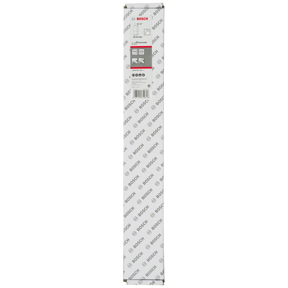 Коронка алмазная М47x400 мм G 1/2" Best for Concrete, BOSCH, фото 3