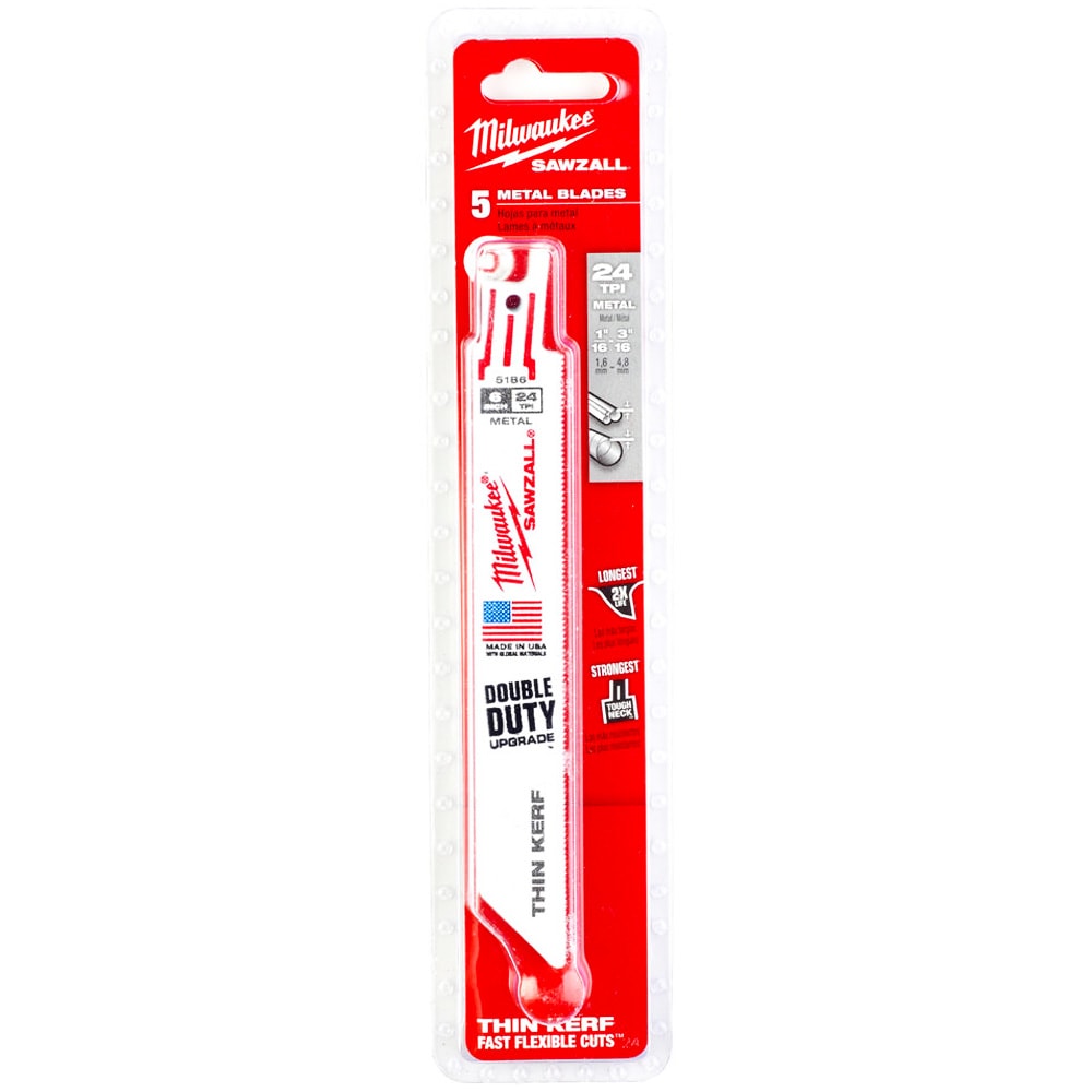 Пильное полотно SAWZALL THIN KERF (5 шт / 150 мм) универсальная Milwaukee (48475186)