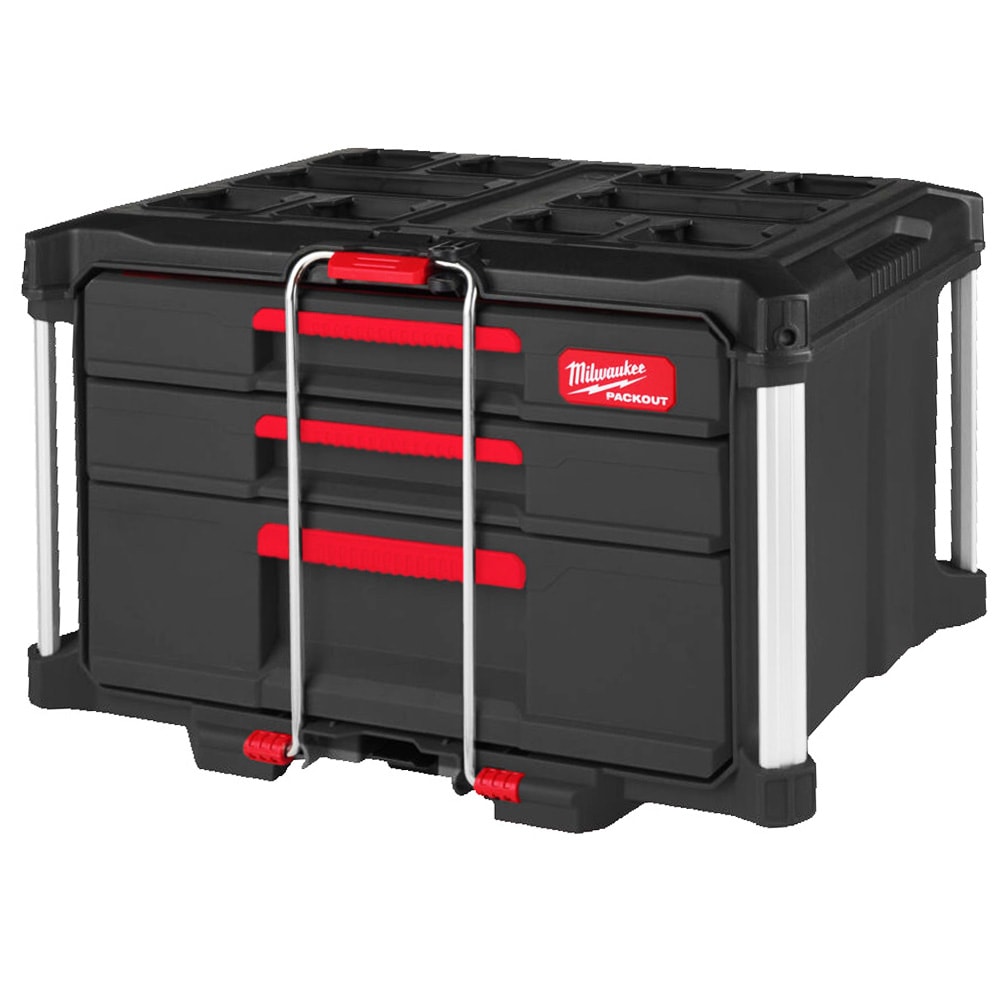 Кейс с выдвижными отсеками 2+1 PACKOUT DRAWER BOX Milwaukee (4932493190)