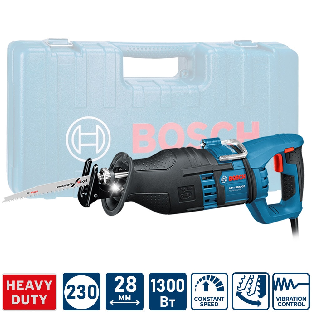 Сабельная пила GSA 1300 PCE (Кейс), BOSCH