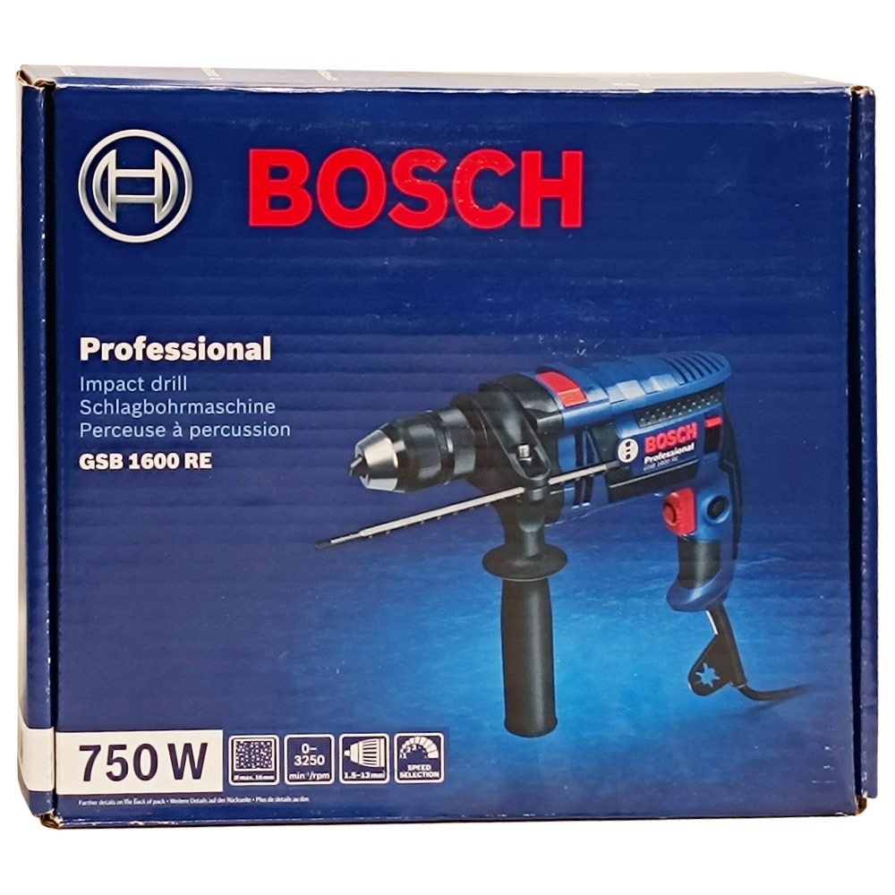 Дрель ударная GSB 1600 RE Professional BOSCH (0601228200), фото 2