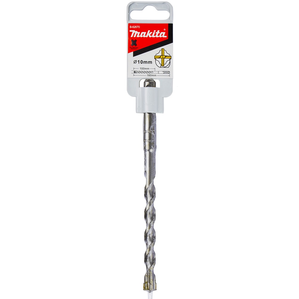 Бур по бетону SDS-Plus 4Cutter 10х100х160 мм MAKITA (B-62670)