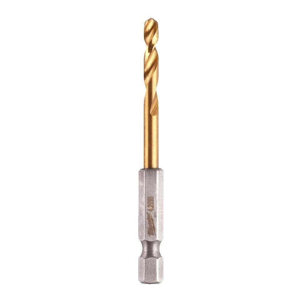 Сверло по металлу 4,2х74 мм Shokwave Red Hex HSS-G Tin Milwaukee (48894709), фото 2
