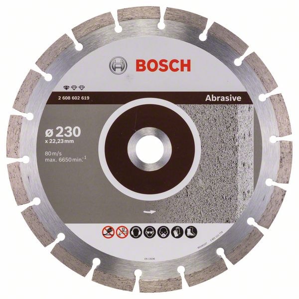 Алмазный круг Standard for Abrasive 230x22,23 мм BOSCH (2608602619), фото 2