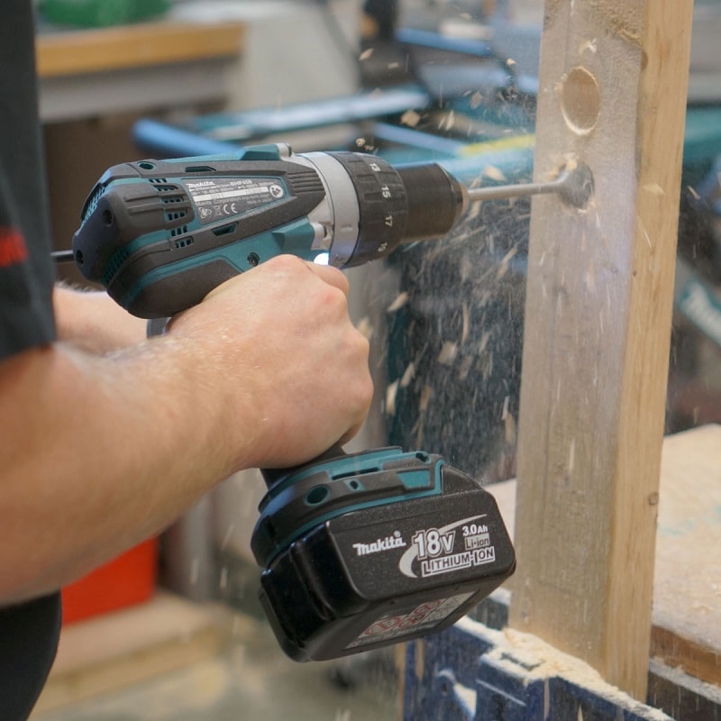Дрель-шуруповерт аккумуляторная DDF458RFE (DDF 458 RFE) MAKITA, фото 6
