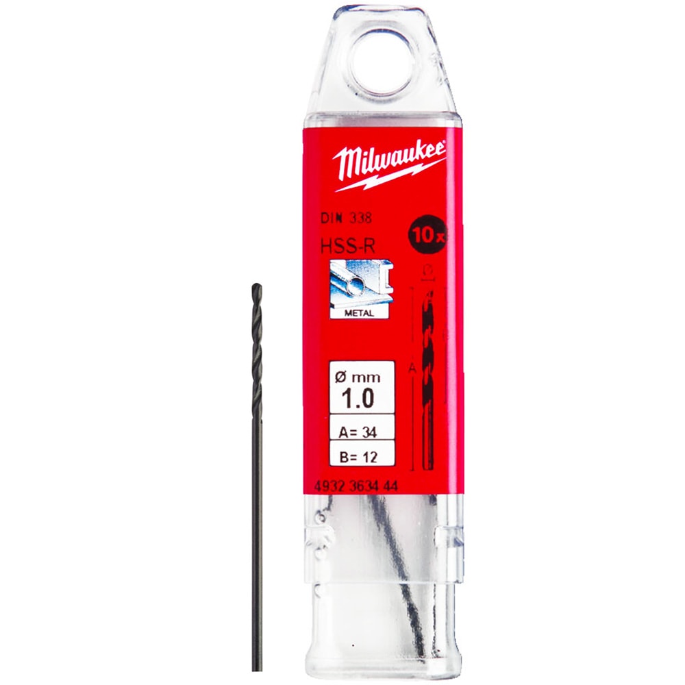 Сверло по металлу 1х34 мм HSS-R Milwaukee (4932363444)