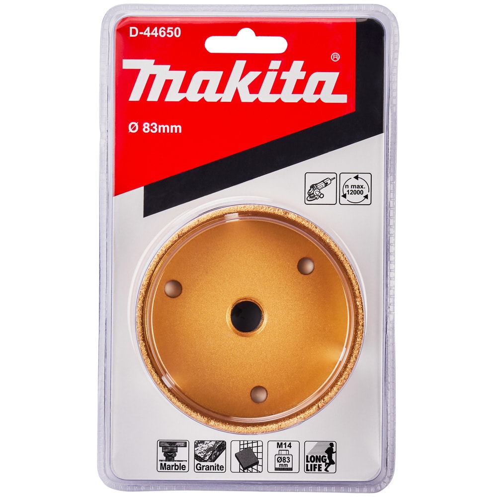 Алмазная коронка D83 мм M14 по граниту Makita (D-44650)