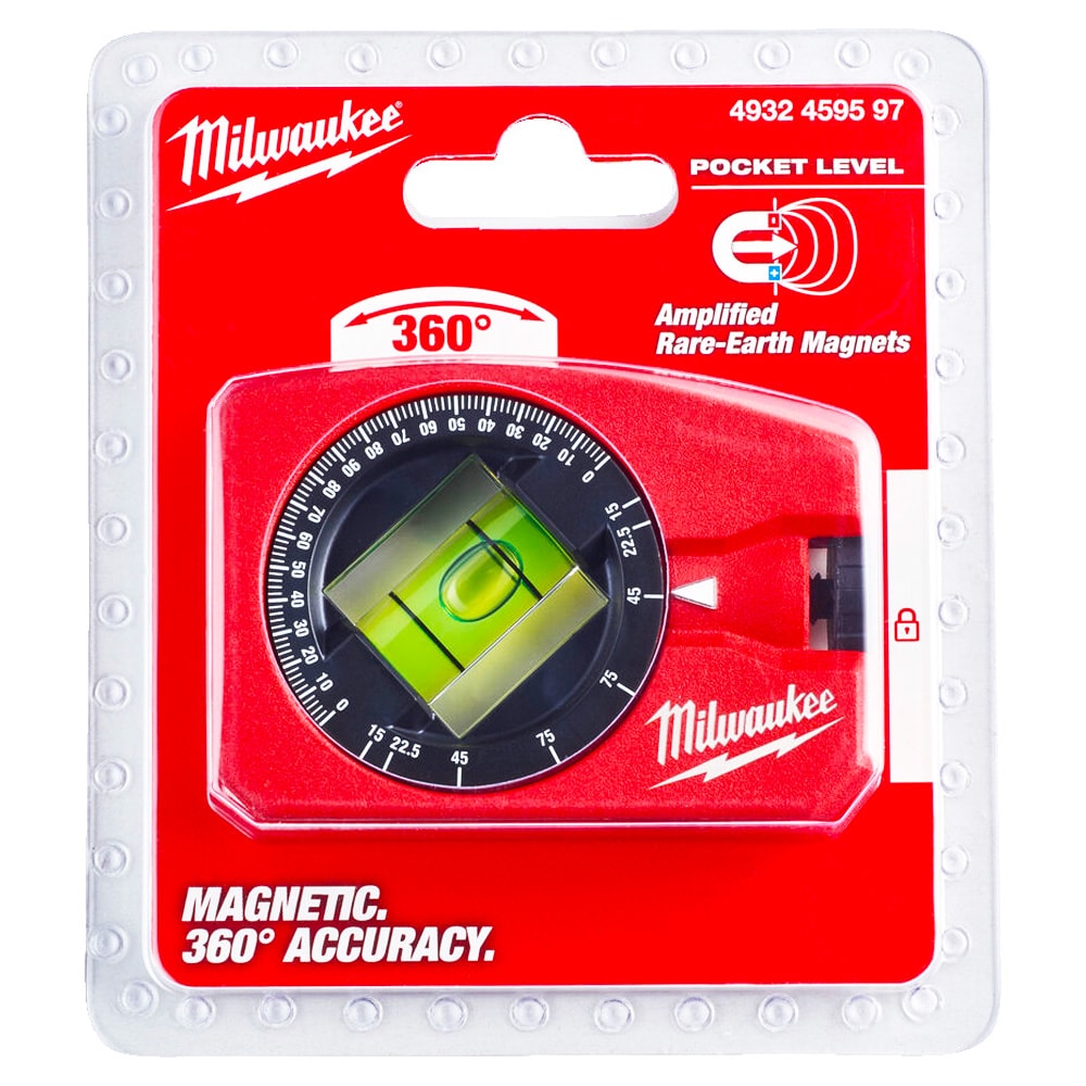 Уровень карманный Pocket 7,8 см магнитный Milwaukee (4932459597)