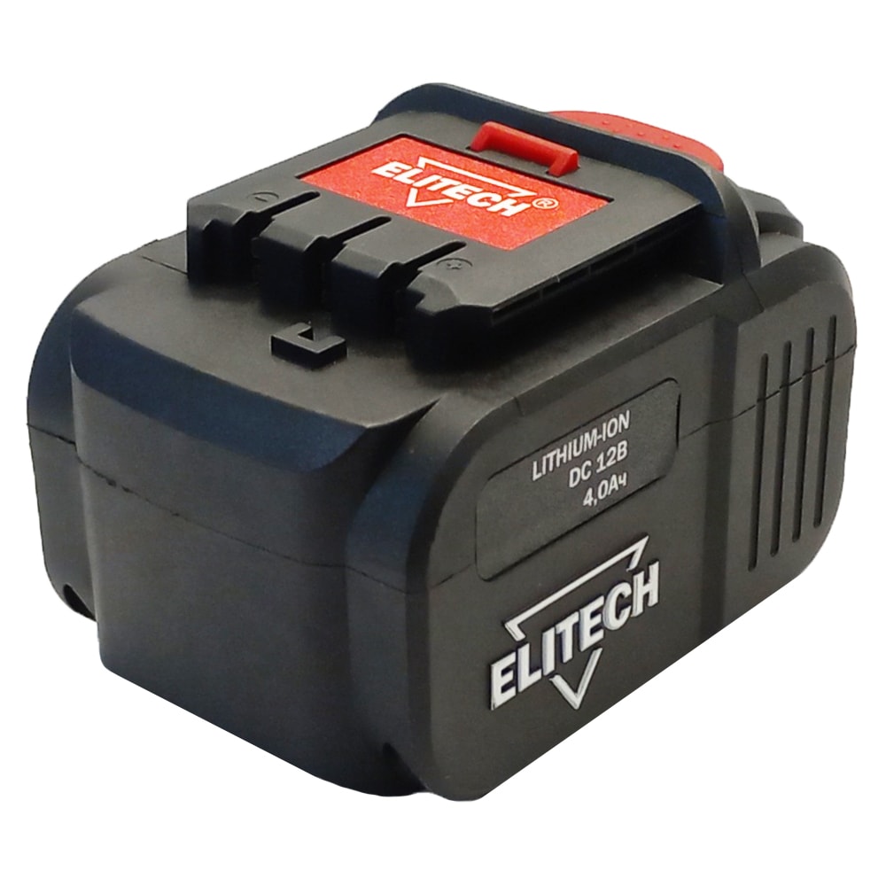 Аккумулятор 12V 4.0 Ah Li-Ion (1 шт) ELITECH (1820.098400), фото 4