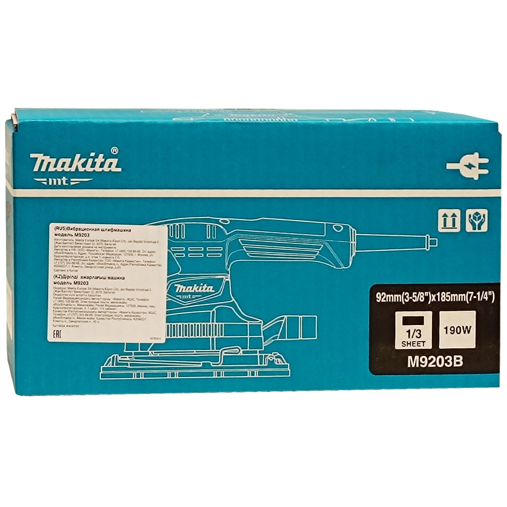 Виброшлифмашина M9203B (M 9203 B) MAKITA MT, фото 2