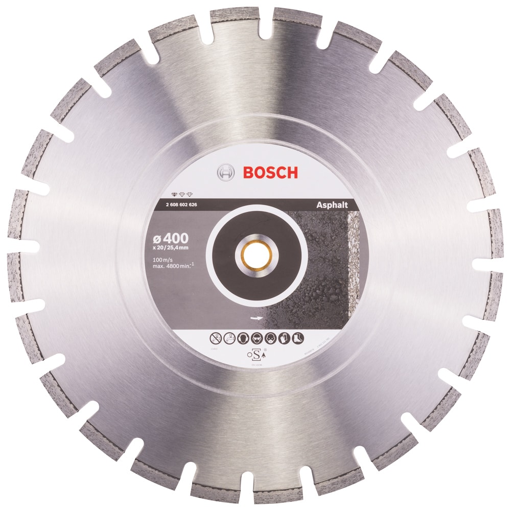 Алмазный круг 400х20/25,4 мм Standard for Asphalt, BOSCH