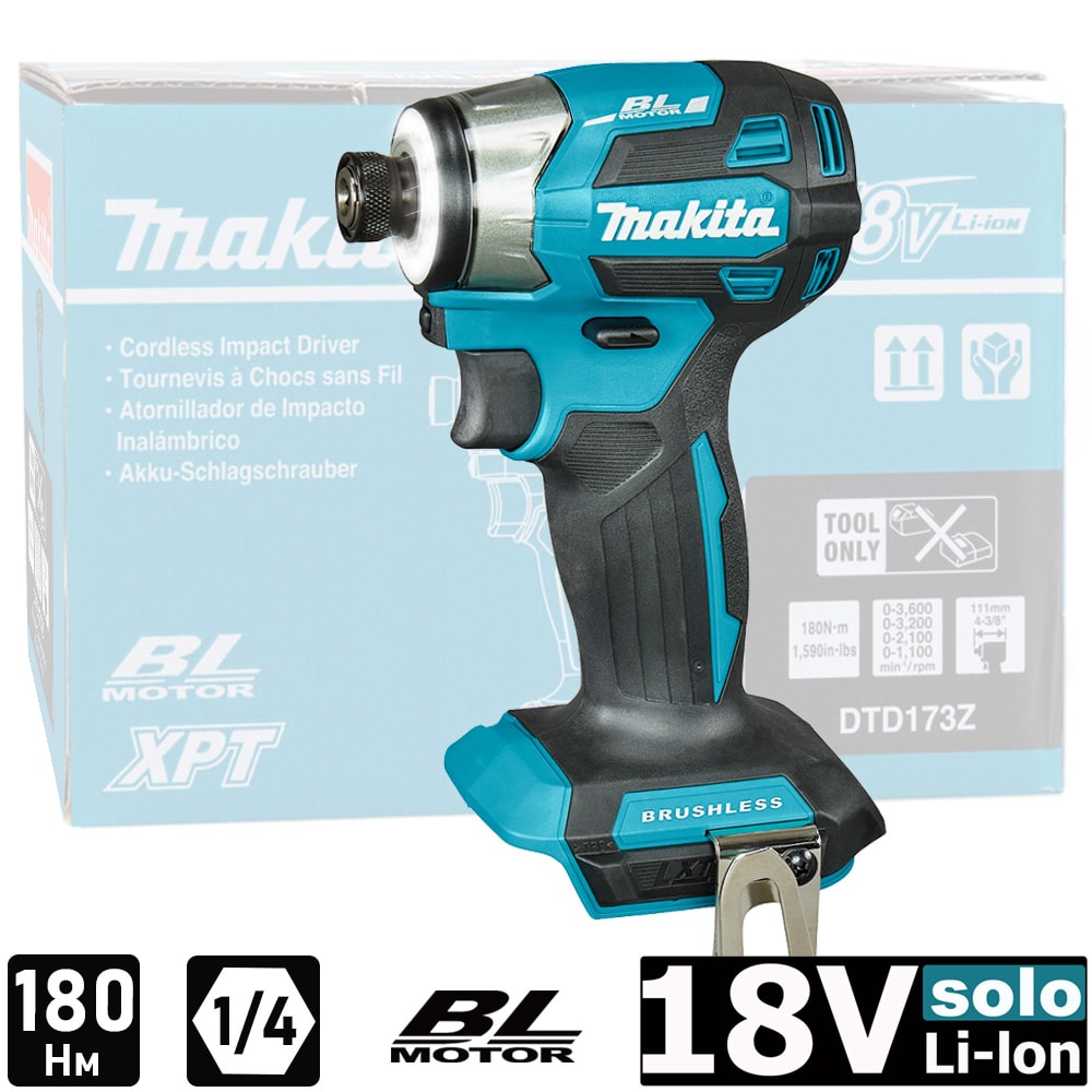 Шуруповерт ударный аккумуляторный DTD173Z (DTD 173 Z) MAKITA