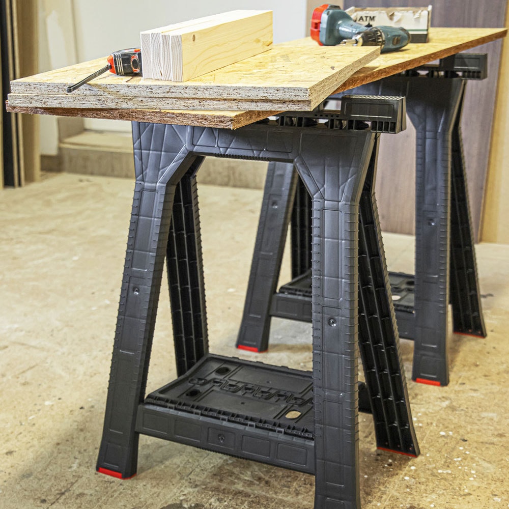 Козлы столярные Qbrick System Sawhorse (2 шт / черные) (Z257257PG001), фото 4