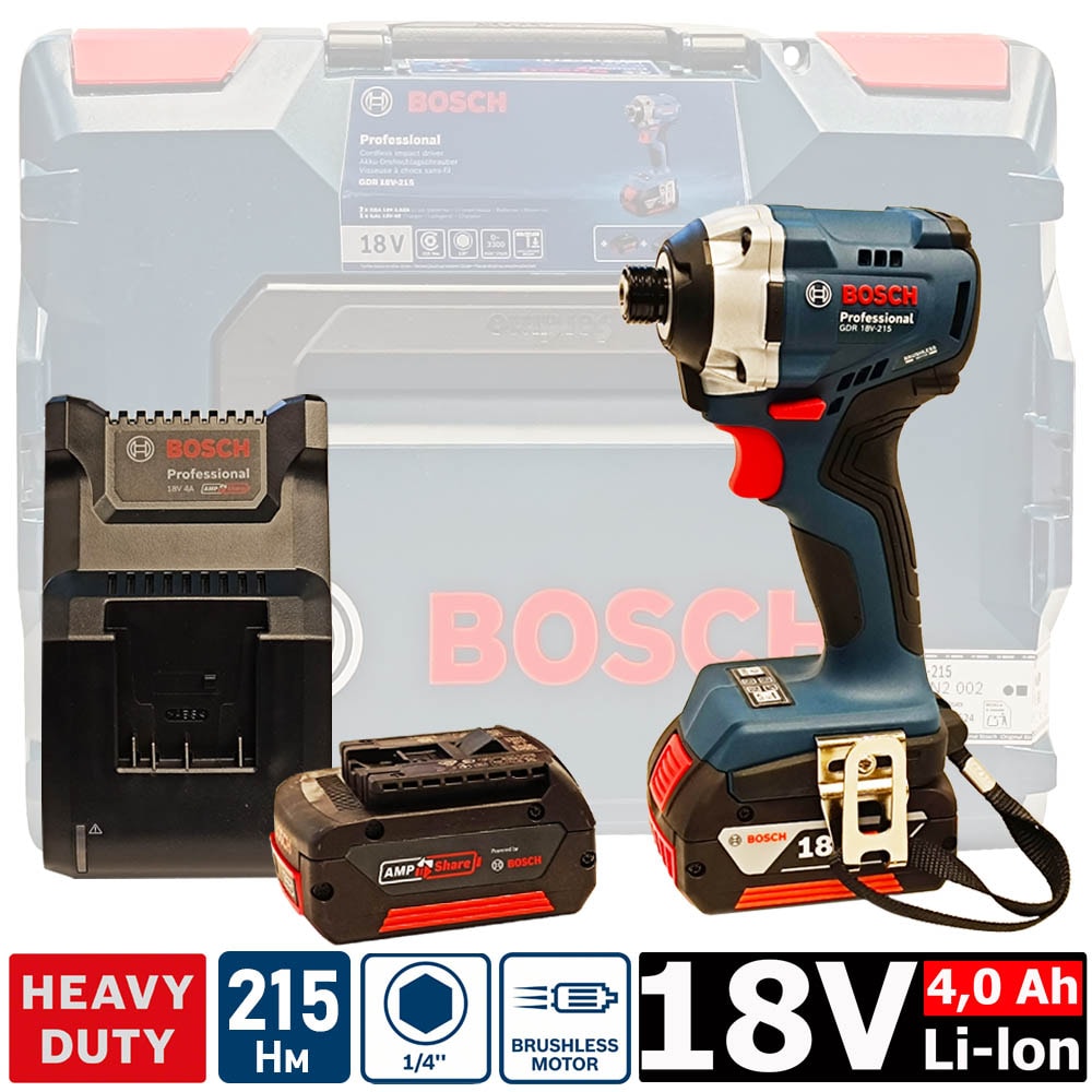 Шуруповерт ударный GDR 18V-215 Professional BOSCH (06019N2002)