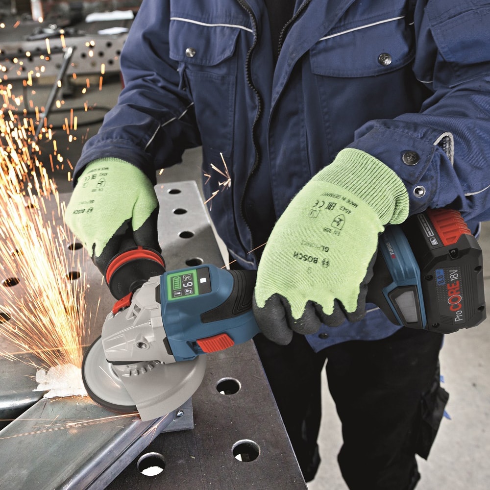 Угловая шлифмашина аккумуляторная GWS 18V-15 SC Professional BOSCH (06019H6101), фото 4