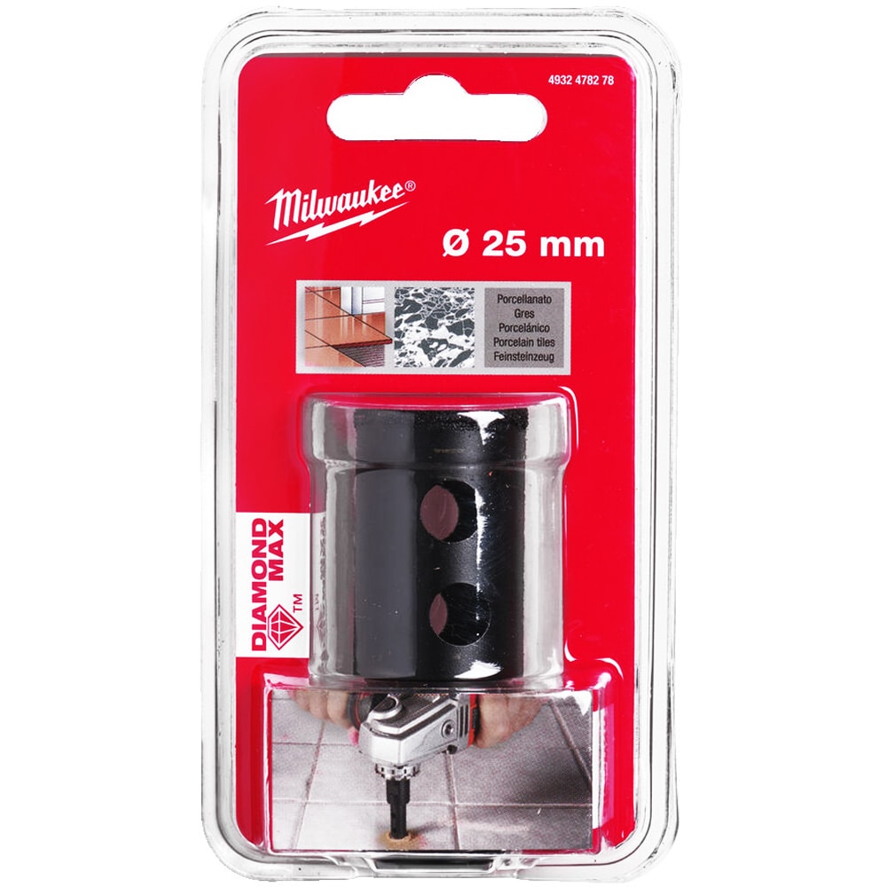 Алмазная коронка D25 мм M14 по керамограниту Milwaukee (4932478278)