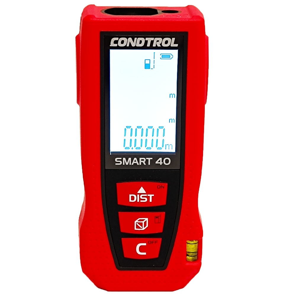 Дальномер лазерный SMART 40 (Красный / 40 м / ± 1,5 мм / 2хAAA / Чехол), CONDTROL, фото 6