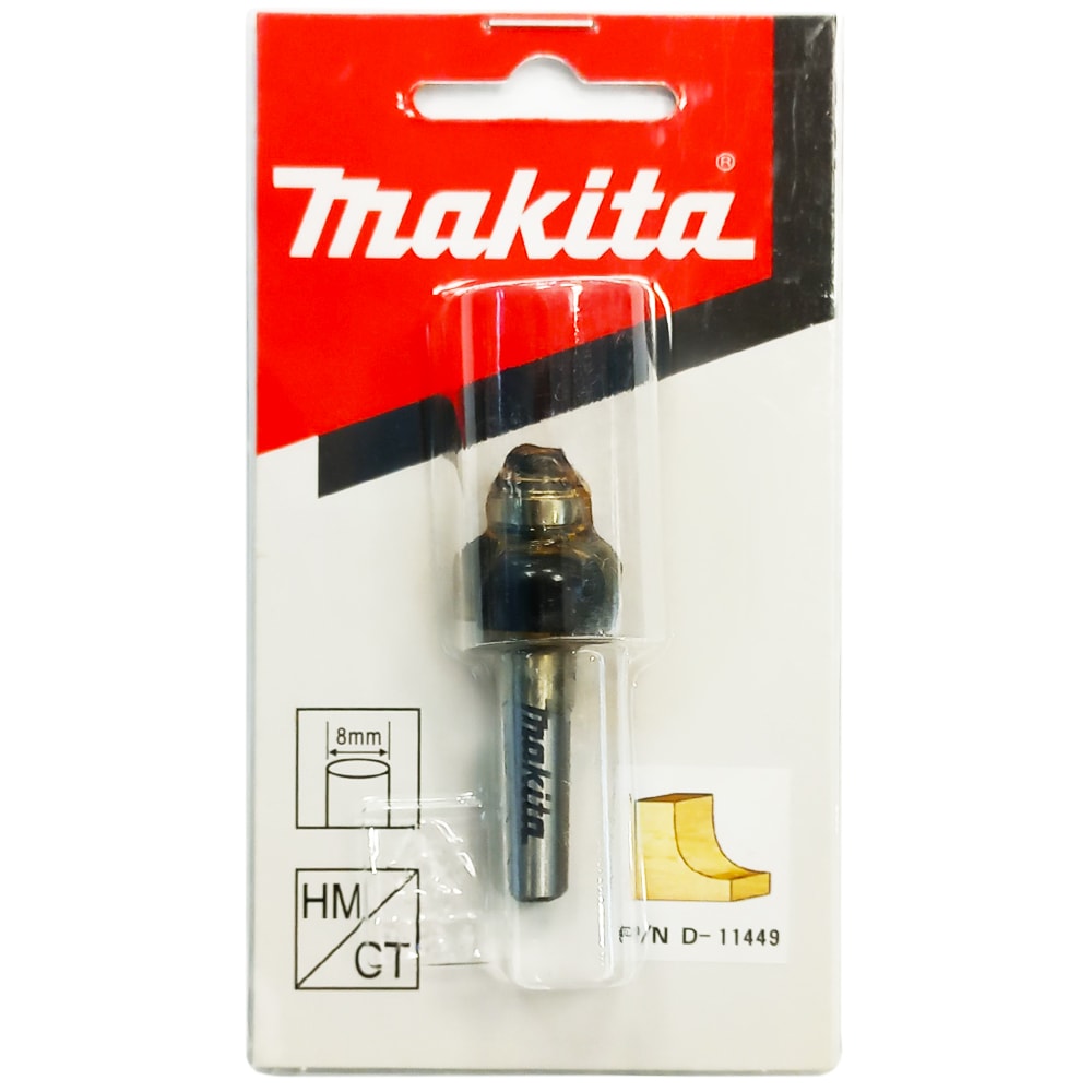 Фреза галтельная R4 17.5x9.5x32 / хв 8 мм MAKITA (D-11449)