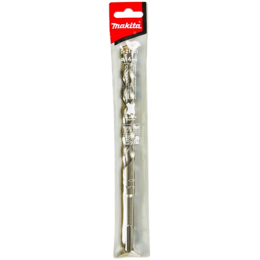 Бур по бетону SDS-Plus 14х150х210 мм MAKITA (D-21331)