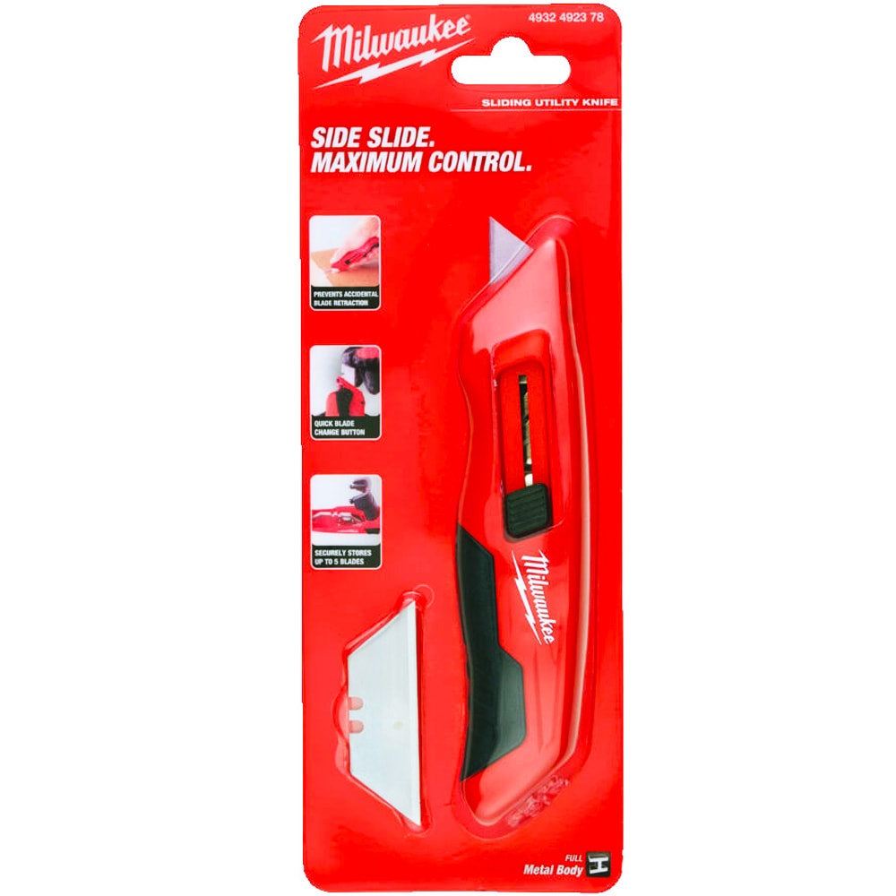 Нож строительный выдвижной Heavy Duty многофункциональный Milwaukee (4932492378)