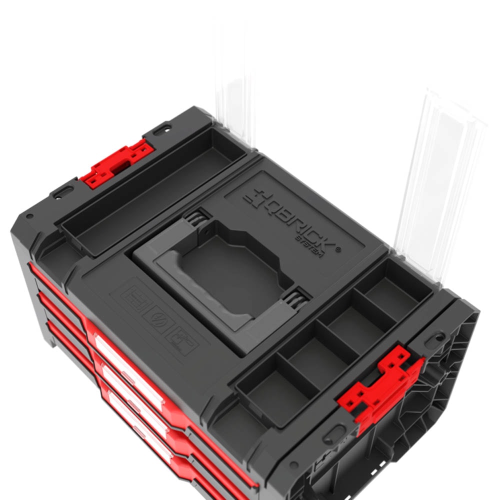 Ящик для инструментов Qbrick System PRO Drawer 3 Toolbox 2.0 Profi Basic (SKRQPRODP3B2CZAPG001), фото 3