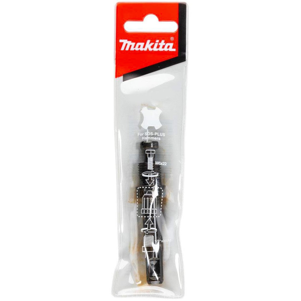 Адаптер с SDS-plus на резьбу 1/2" под патрон MAKITA (122573-4)