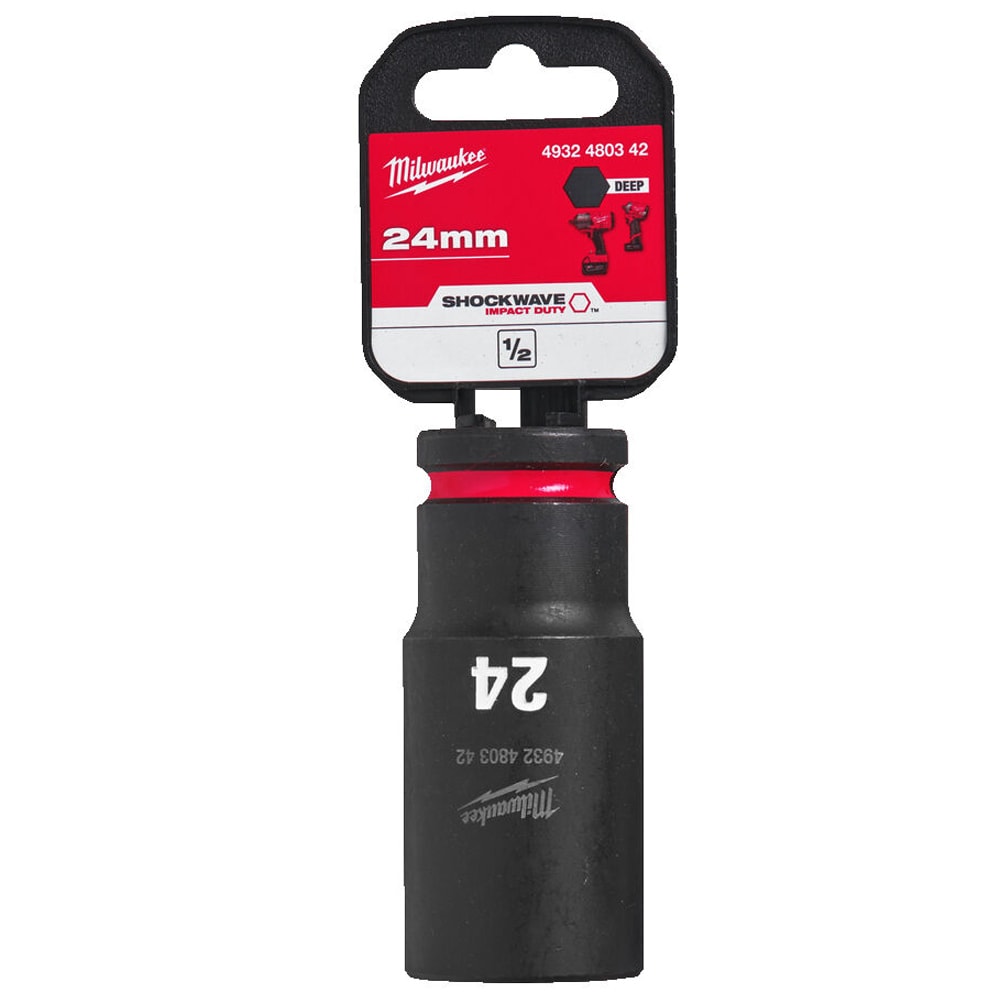 Ударная торцовая головка 24 мм (1/2") Shockwave Impact Duty Milwaukee (4932480342)