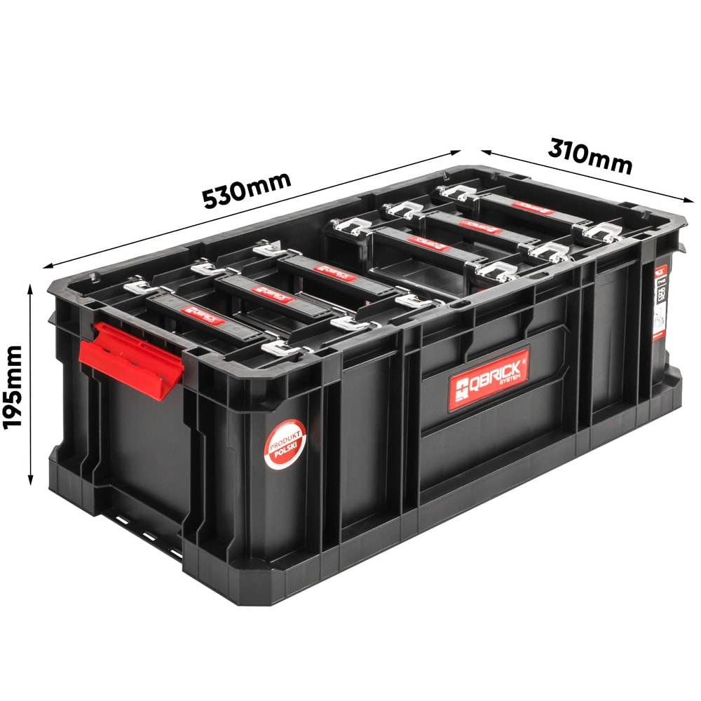 Набор ящиков для инструмента Qbrick System TWO Box 200 + TWO Organiser Multi (6 шт) (Z251613PG001), фото 2