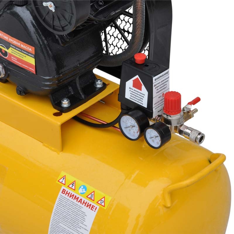 Воздушный компрессор SKIPER IBL3100V (до 380 л/мин, 8 атм, 100 л, 230 В, 2.2 кВт), фото 3