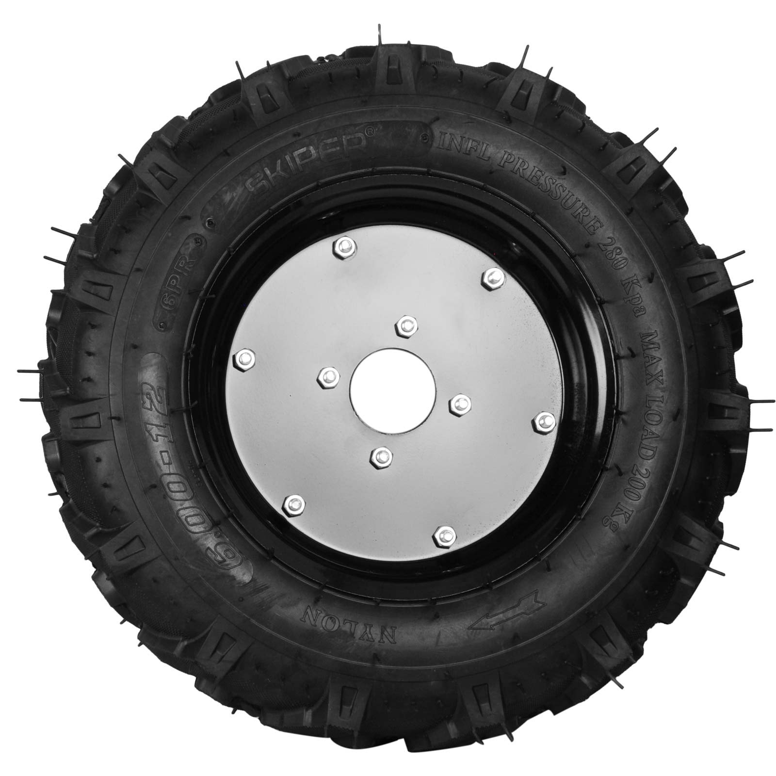Колесо SKIPER 6.00-12 для культиватора, фото 3