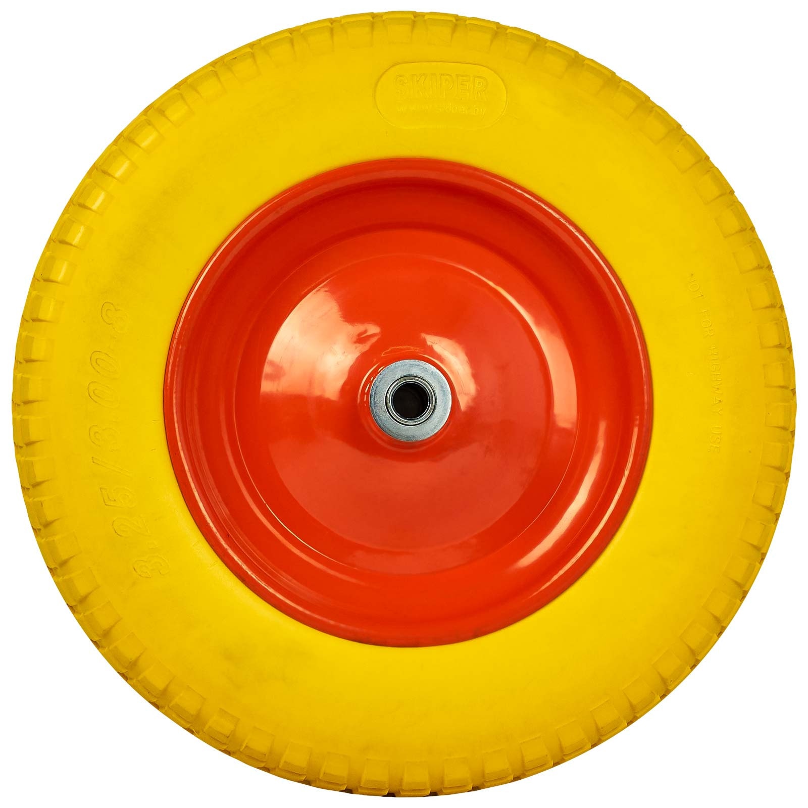 Колесо SKIPER для тачки 3.25-8 PU (16х100) (120 profi PRO, 125 PROFI, 130 expert PRO, 1x140)