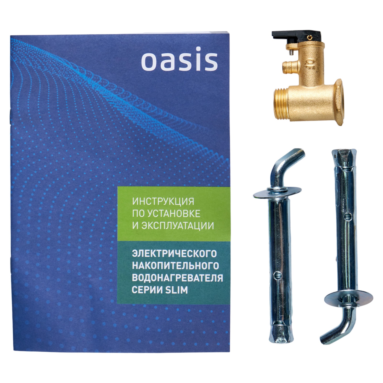 Водонагреватель накопит. Oasis MS-30 (SLIM, УЗО, 1500Вт, 30л, верт., медный ТЭН, 34x86см, эмаль), фото 4