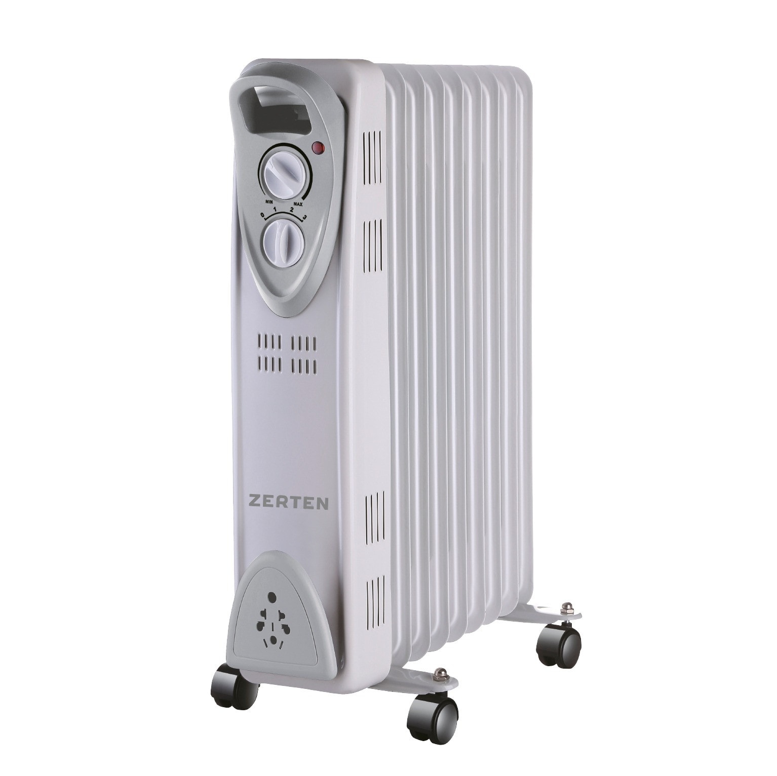 Радиатор масляный Zerten MRS-20 (9 секций, 2000 Вт, до 20 м2)