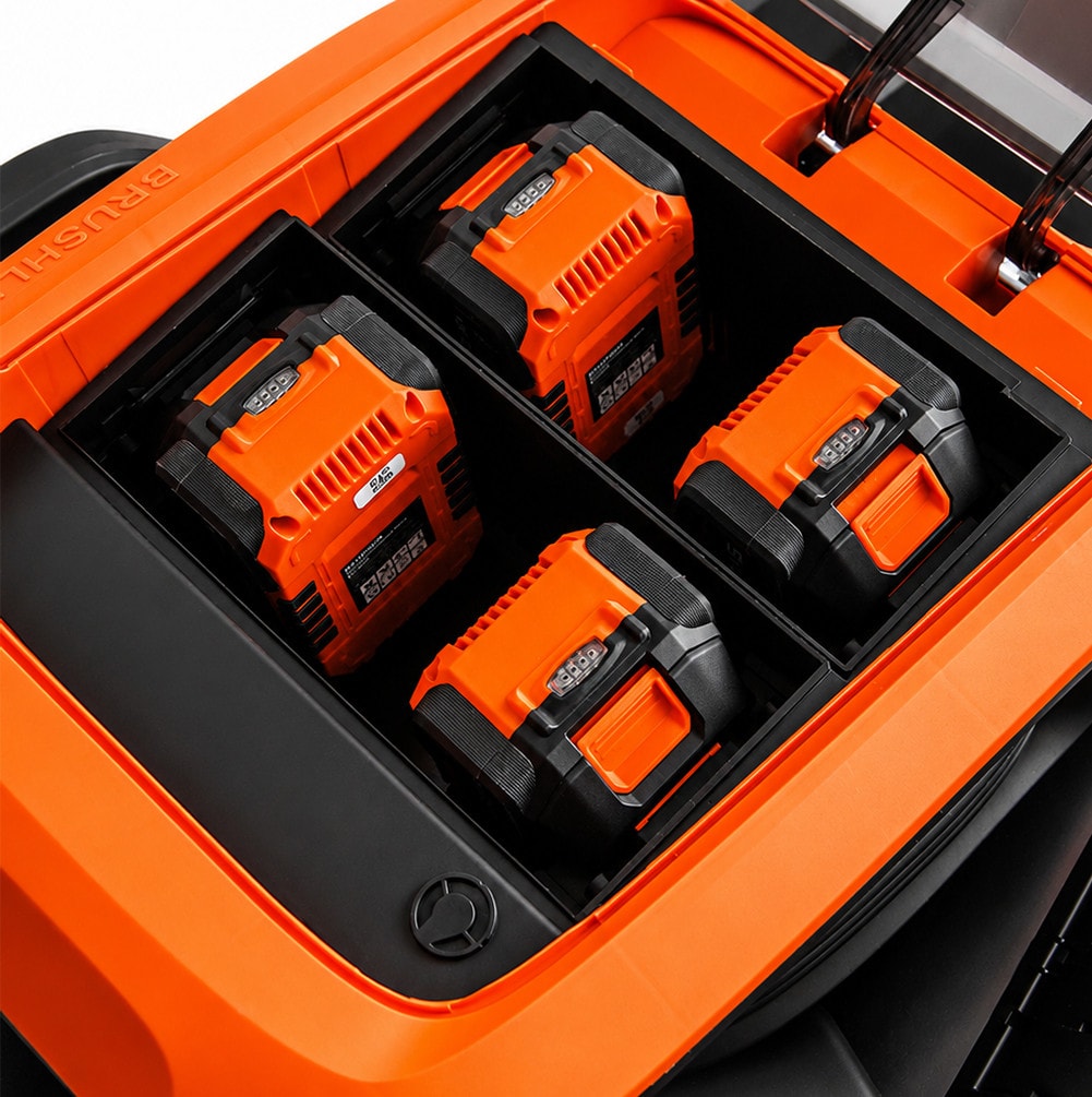 Газонокосилка аккумуляторная SKIPER SW480 (48см,самоход,бесщёт.двиг,мульч.,4акк*21В*4А/ч), фото 10