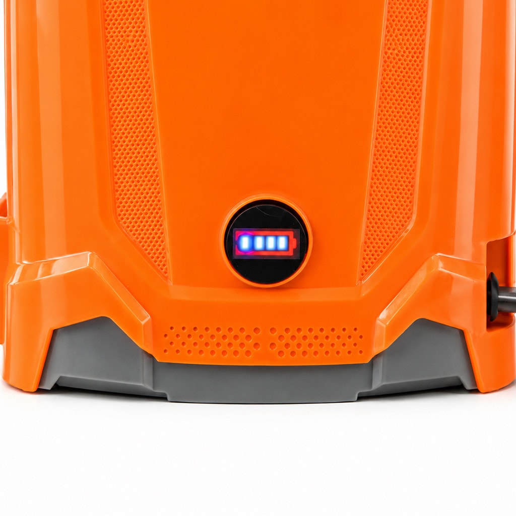 Опрыскиватель аккумуляторный SKIPER SB-1018 (10л, ранц., 18В*4А/ч, 1,2м шланг), фото 15