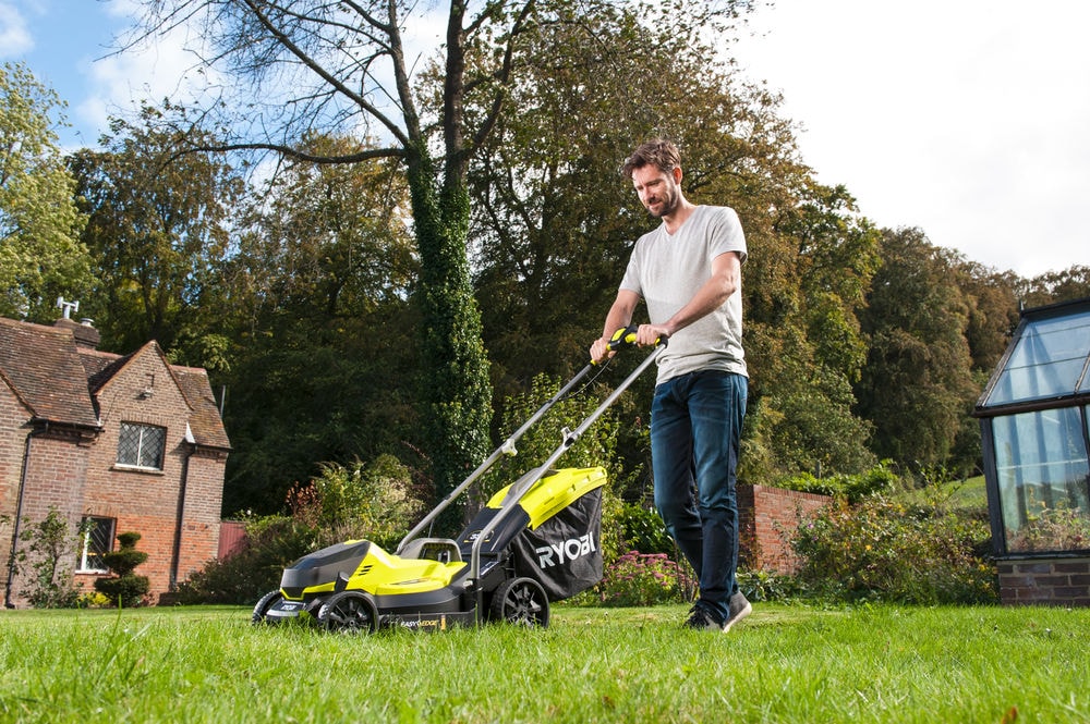 Газонокосилка RYOBI RLM18X33B40 система ONE +, фото 3