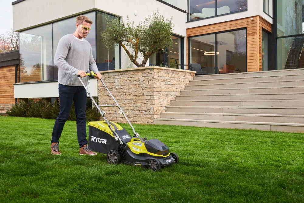 Газонокосилка RYOBI RY18LMX37A-150 система ONE +, фото 2