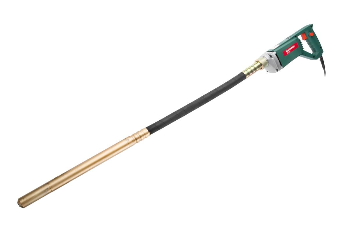 Вибратор глубинный HAMMER Flex VBR1100 вал гибкий с вибронаконечником, фото 3