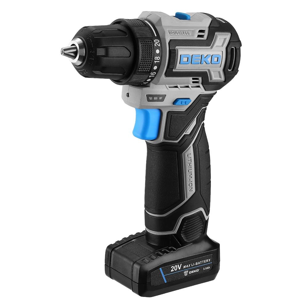 Дрель-шуруповерт аккумуляторная DEKO Loner 20V PRO 085-1010, фото 2
