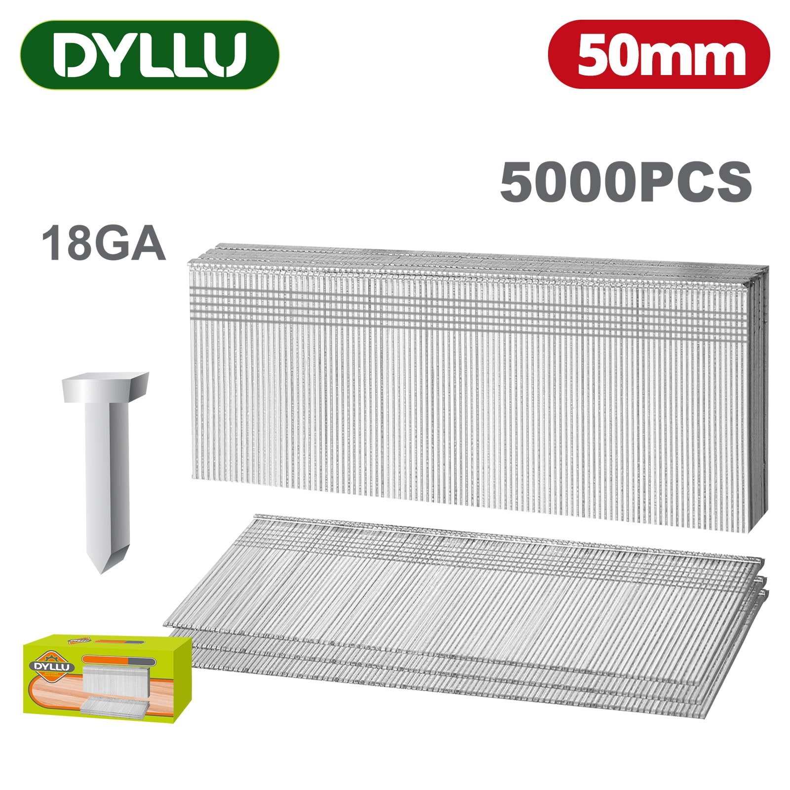 Гвозди 1,25x1,0х50мм DYLLU DTNA18501 (5000 шт)